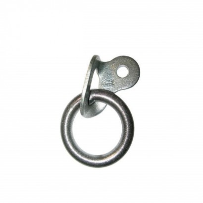 Шлямбурное ухо с кольцом сталь